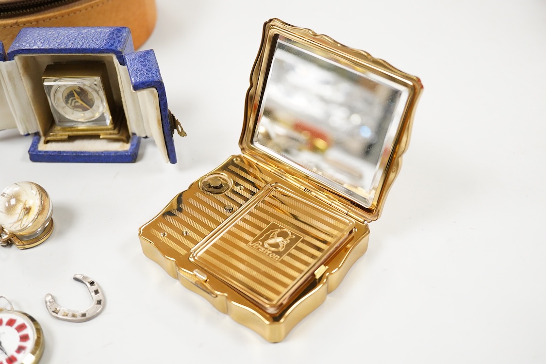 Sundry items to include a set of sovereign scales, various watches and two silver pencils